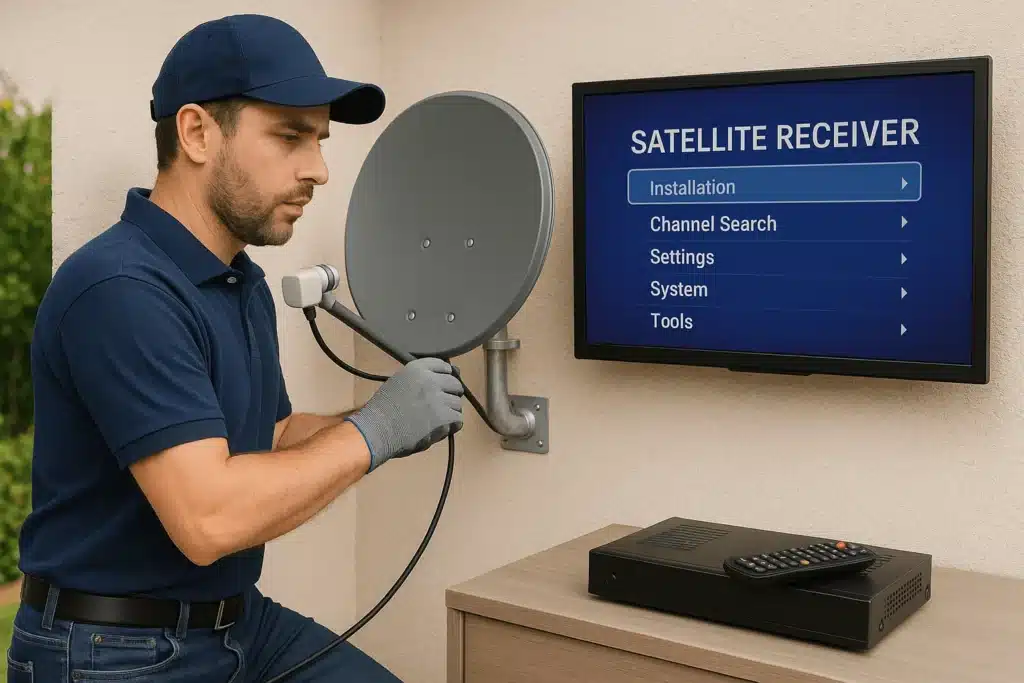 توليف قنوات مشفرة